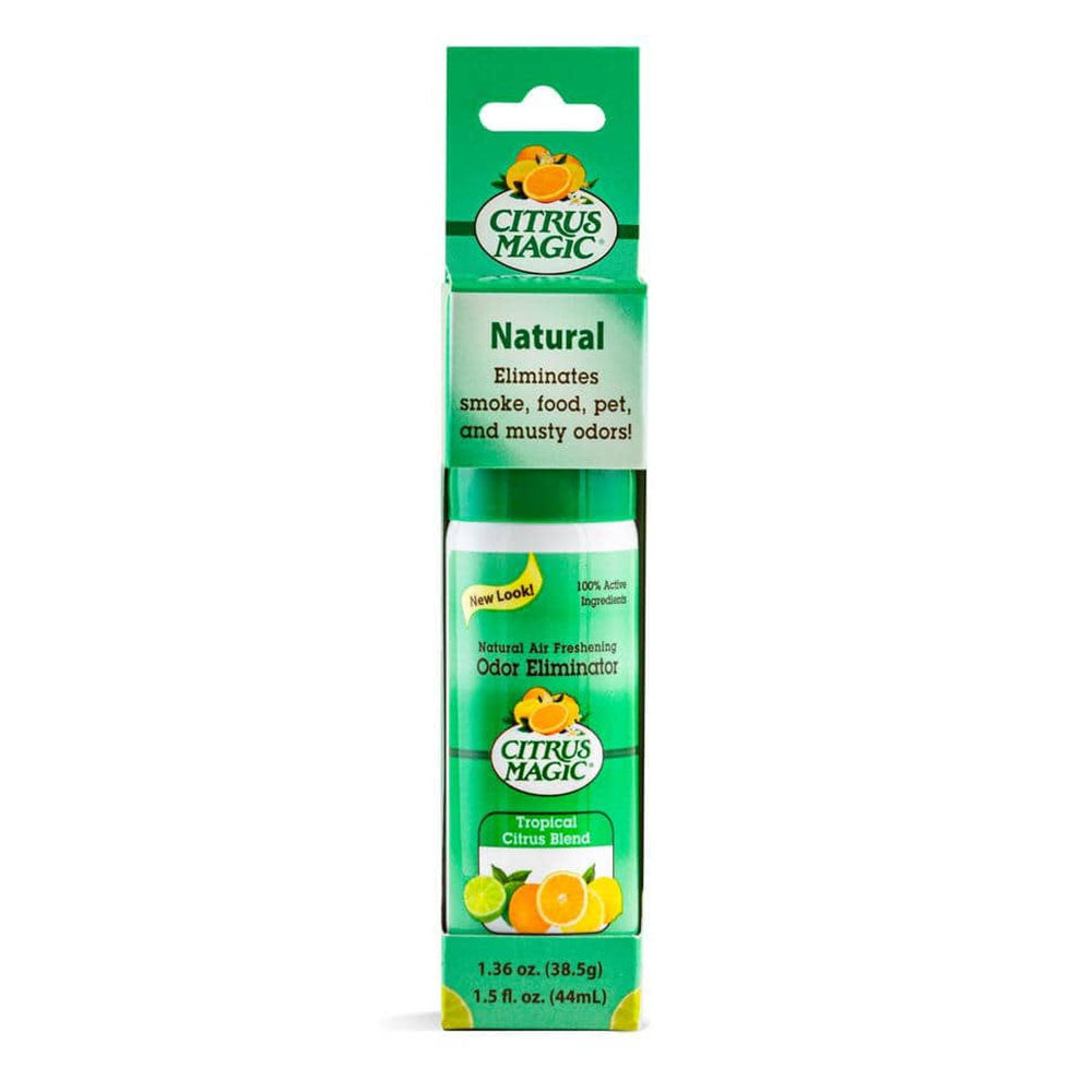 Citrus Magic Natural Odor Eliminating Air Freshener, Tropical Citrus Blend, 1.5 Oz